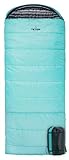 TETON Sports Celsius Regular -18C/0F Sleeping Bag; 0 Degree Sleeping Bag Great for Cold Weather Camping; Teal, Right Zip